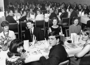 On the second row, far right is Freda Blanchard a committee member of the Old Blues. Directly in front of her is another familiar face, Eileen Reeves.