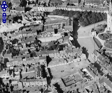 Church Hill area with Gorton's Yard and similar slums in 1926.