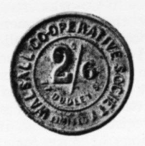 An early Walsall Co-operative Society check.