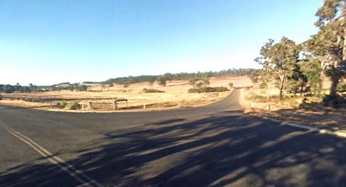 Standing on Jalbarragup Road looking down Walsall Road. (Google Street map)