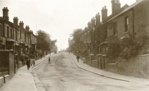 Vicarage Street c.1913, now known as Caldmore Road.