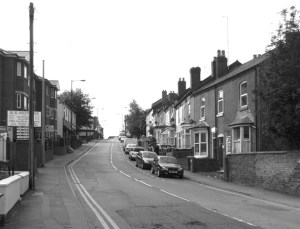 The same scene in September 2011 but now known as Caldmore Road.